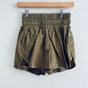 Free People The Way Home Shorts Green Women’s Small